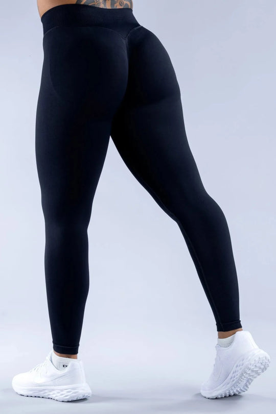 Scrunch Seamless Vitality Legging - Onyx Black