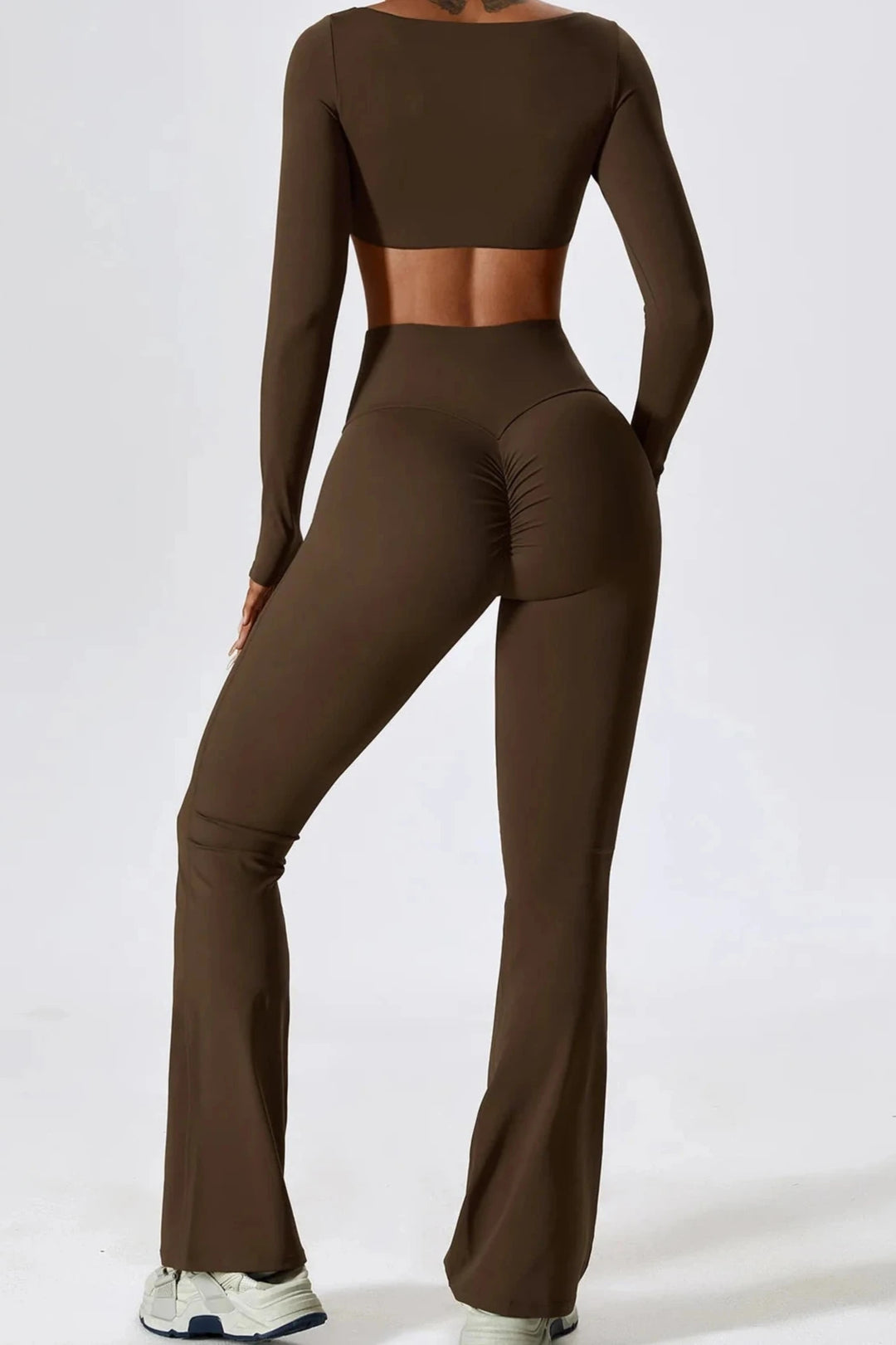 Flared Radiance Set Long Sleeve - Ember Brown