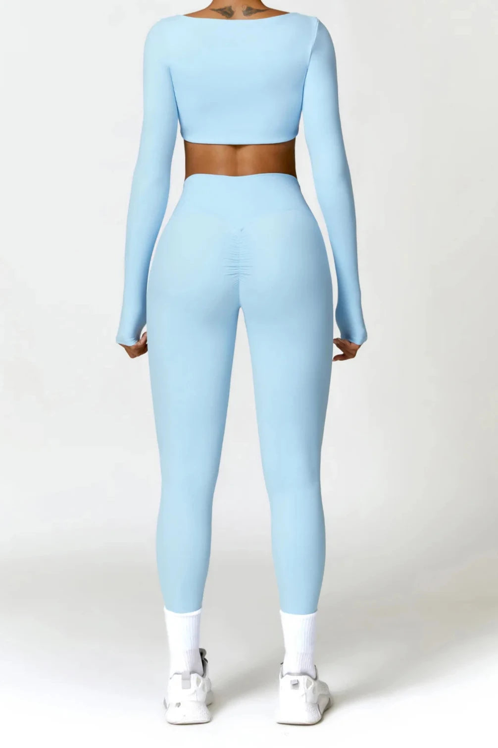 Seamless Radiance Set Long Sleeve - Ice Blue