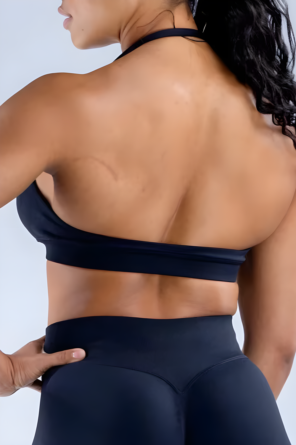 Seamless Vitality Sports Bra - Onyx Black